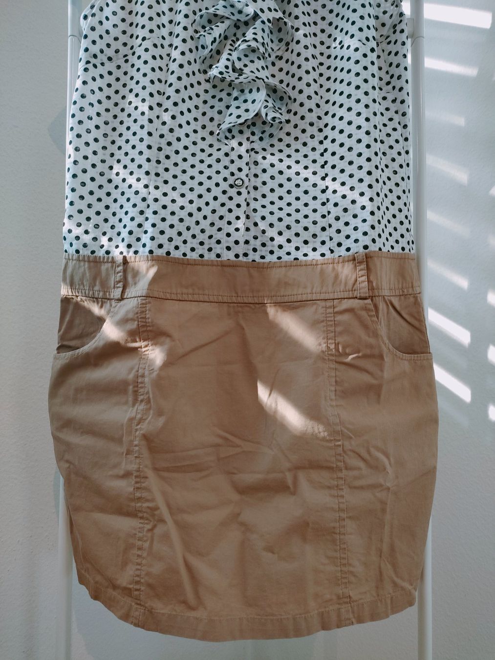 Vestiti: Originales Kleid mit schwarzen Punkten als Muster – Nuovo (secondo la descrizione) da Dietikon venduto da MJ_Sporting 2