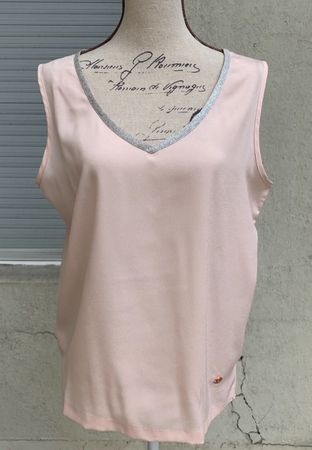Superbe top sans manche rose satiné GAUDI JEANS t.S