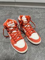 Nike Air Jordan 1 High OG (Gr. 42) orange/weiss Canvas