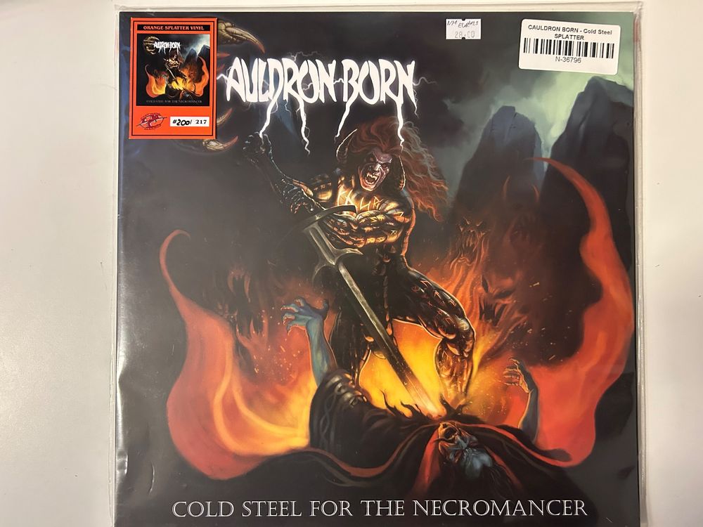 Cauldron Born LP - Cold Steel (limitiert, orange) (Gebraucht) in Aesch ...