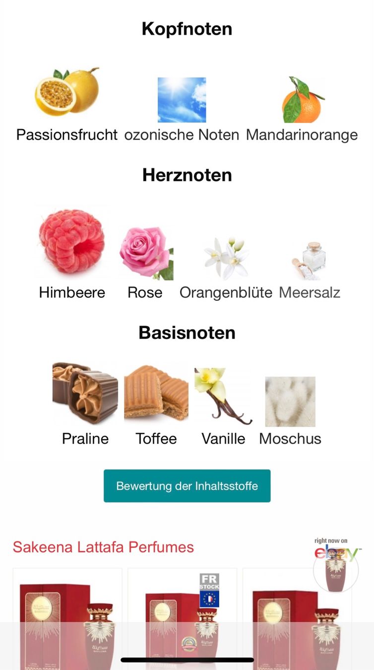 Lattafa Profumi & Eau de Toilette: Lattafa Sakeena EDP 5 ml Abfüllung. – Usato da Zürich venduto da deruja 3