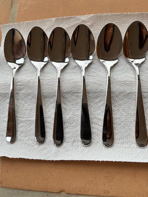 Robbe & Berking Cucchiai: 6 cuillères Gourmets  Dante 18 cm de Robbe & Berking – Usato da Genève venduto da pao_8srw