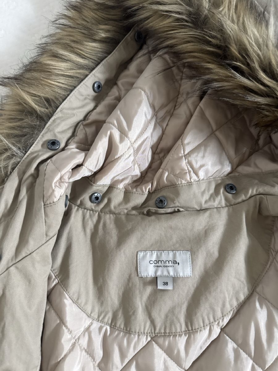 Comma Cappotti: Wintermantel COMMA beige in Grösse 38 – Usato da Fürstenau venduto da Du-01 2