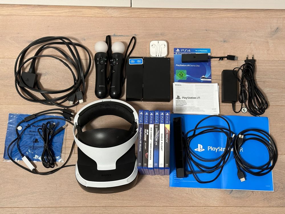 Sony Playstation PS VR, 6 Games, 2 Motion Controller, Kamera | Kaufen ...