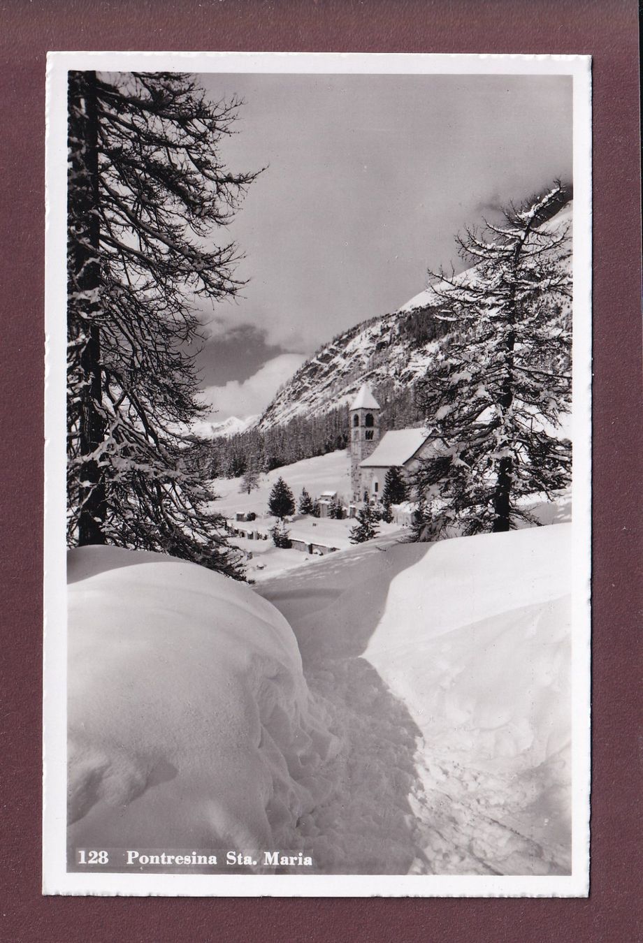 Cartes postales: PONTRESINA - Sta Maria – D'occasion à Pully par nicecards
