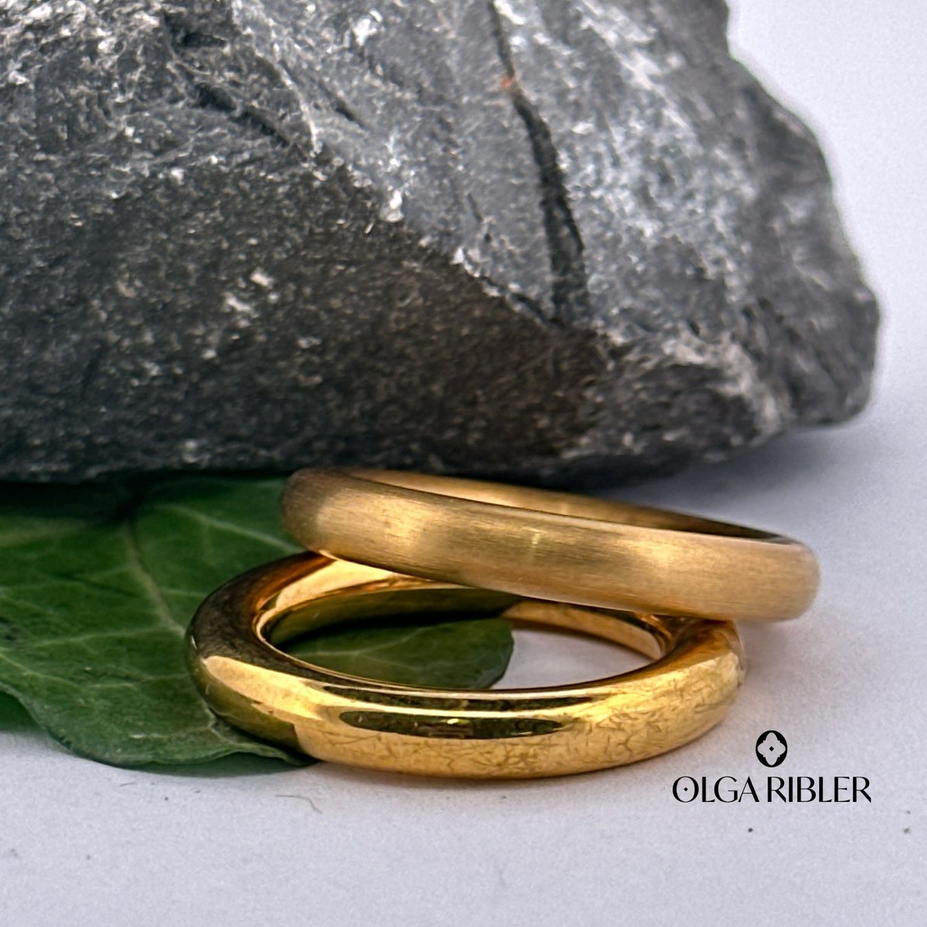 Olga Ribler Anelli: Edelstahl Set aus 2 Ringen Grösse 60 – Nuovo (secondo la descrizione) da Luzern venduto da Schmuckoutlet 6
