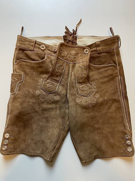 Pantaloni: Lederhose Trachten 50 – Usato da Küblis venduto da Matti101