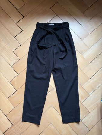 High Waist Hose schwarz 36