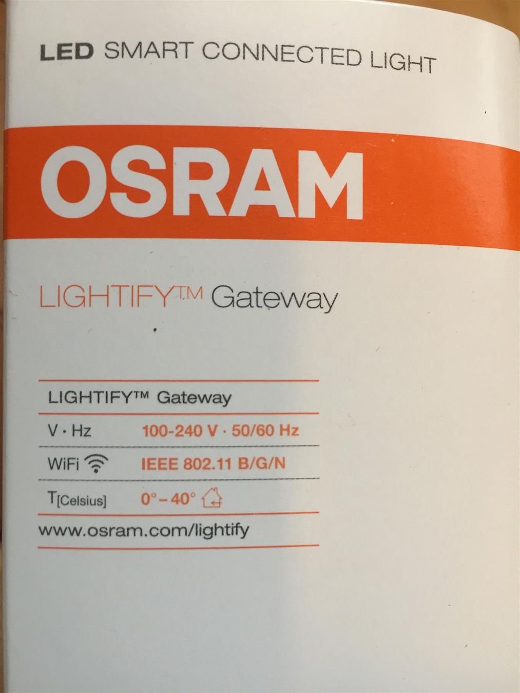 Schalter: Wifi Smart Home Gateway Lightify Osram Schalter Stecker-392 – Neu und originalverpackt aus Recherswil von paulchen09 2