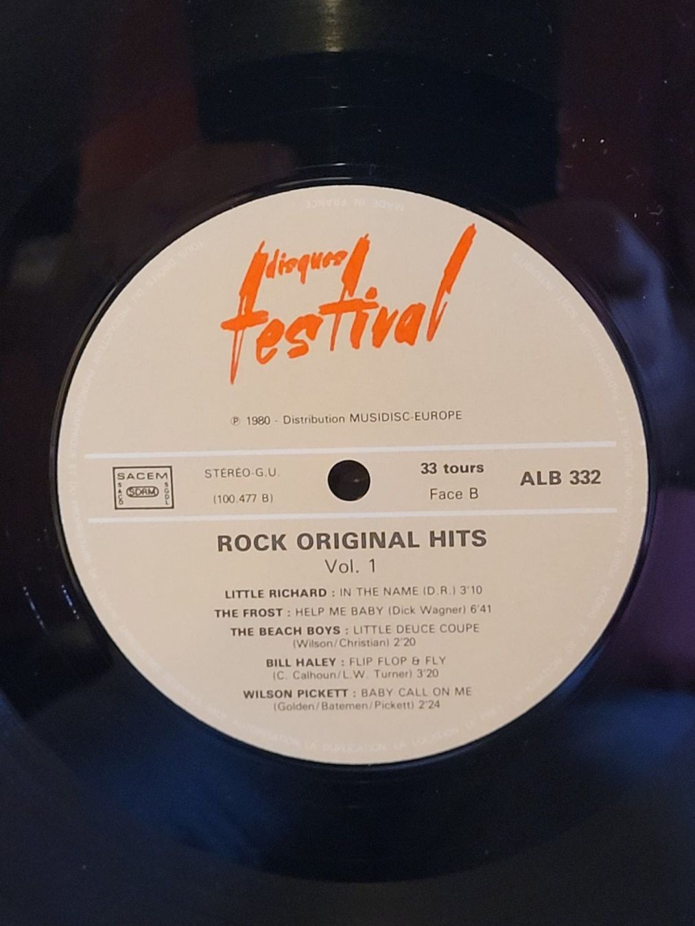 Schallplatten: Vinyle 33T Rock & Roll - Compilation Vintage Années 60 – Gebraucht aus La Chaux-de-Fonds von reu_kx5l 5