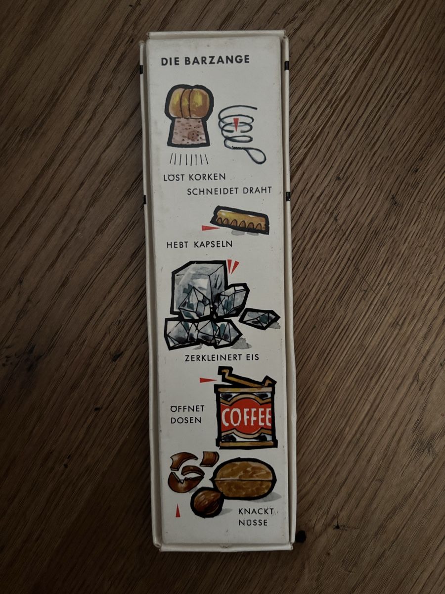 Solingen Tutti gli attrezzi: Justinus Solingen Barzange Multitool in Originalverpackung – Usato da Würenlos venduto da Ashley24 5
