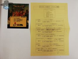 Marquee und DipSet für Ninja Combat / SNK NeoGeo MVS Arcade