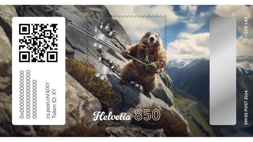 Tutti i francobolli: 2024 Swiss Crypto Stamp 4.0 - ID 9 ** mit NFT – Nuovo (secondo la descrizione) da Nuglar venduto da Stamp88