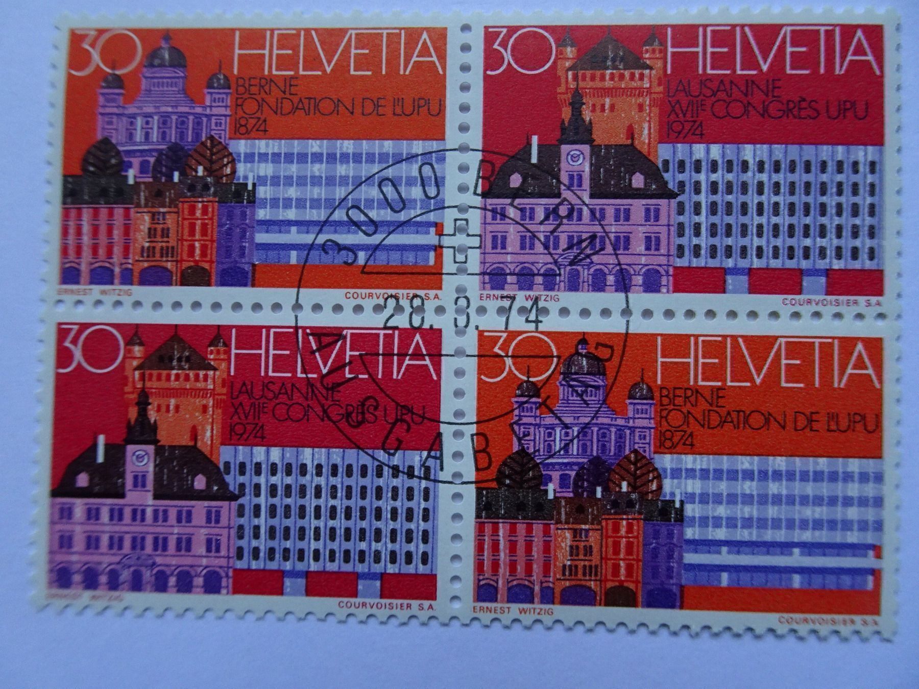 Tous les timbres: 1974 – Neuf (Voir description) à Aadorf par Chnorli-Furz