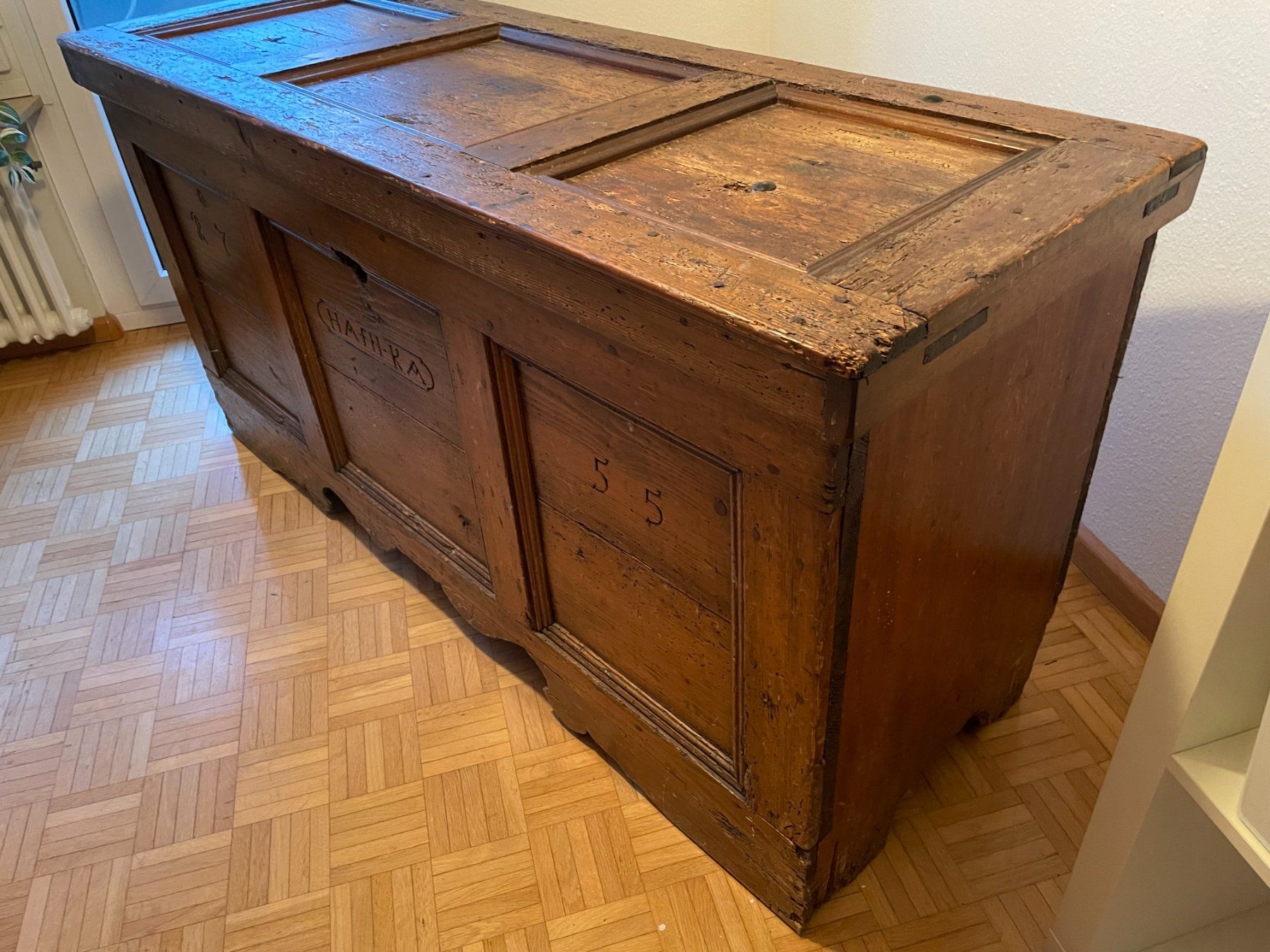 Cassapanche: Barock Truhe JG 1755 – Usato da Pratteln venduto da Caprobst 1