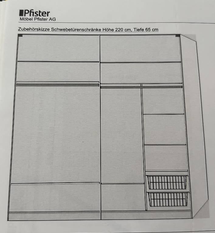 Pfister Schränke: Pfister Schrank mit Spiegelfront – Gebraucht aus Zürich von cia_gsb9 3