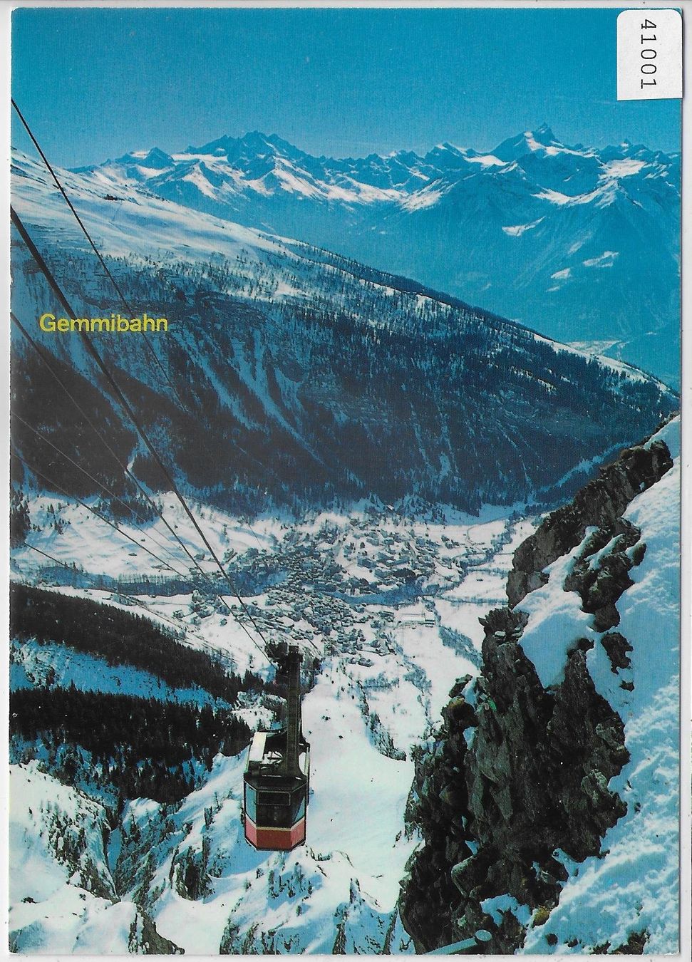 Cartes postales: Luftseilbahn Leukerbad-Gemmi - Gemmibahn – D'occasion à Ettingen par Kartenplanet