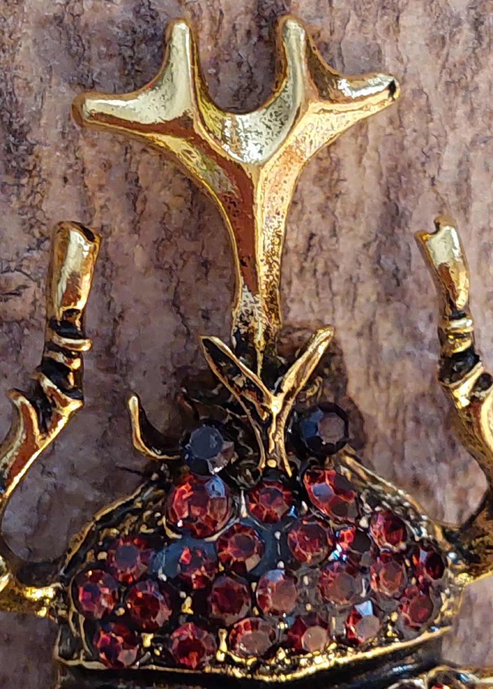 Broches & Aiguilles: Broschen Käfer Strass Steine Goldfarben – Neuf (Voir description) à Oberwil BL par Hunajakakku 4
