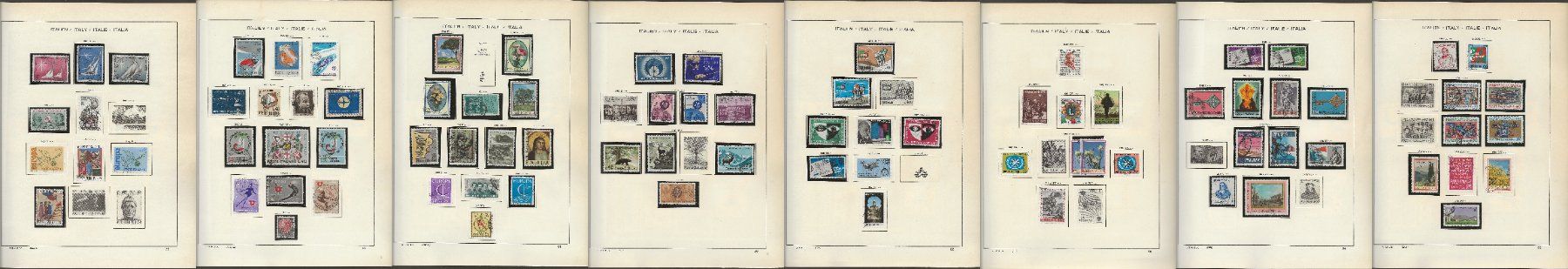 Alle Briefmarken: Marken Italien 1965 bis 1968 – Gebraucht aus Au ZH von xelagreb01