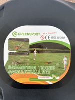 Greensport Badminton Tennis Volleyball Set neuwertig