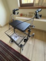 Gehhilfe mit Sitz und Korb gebraucht