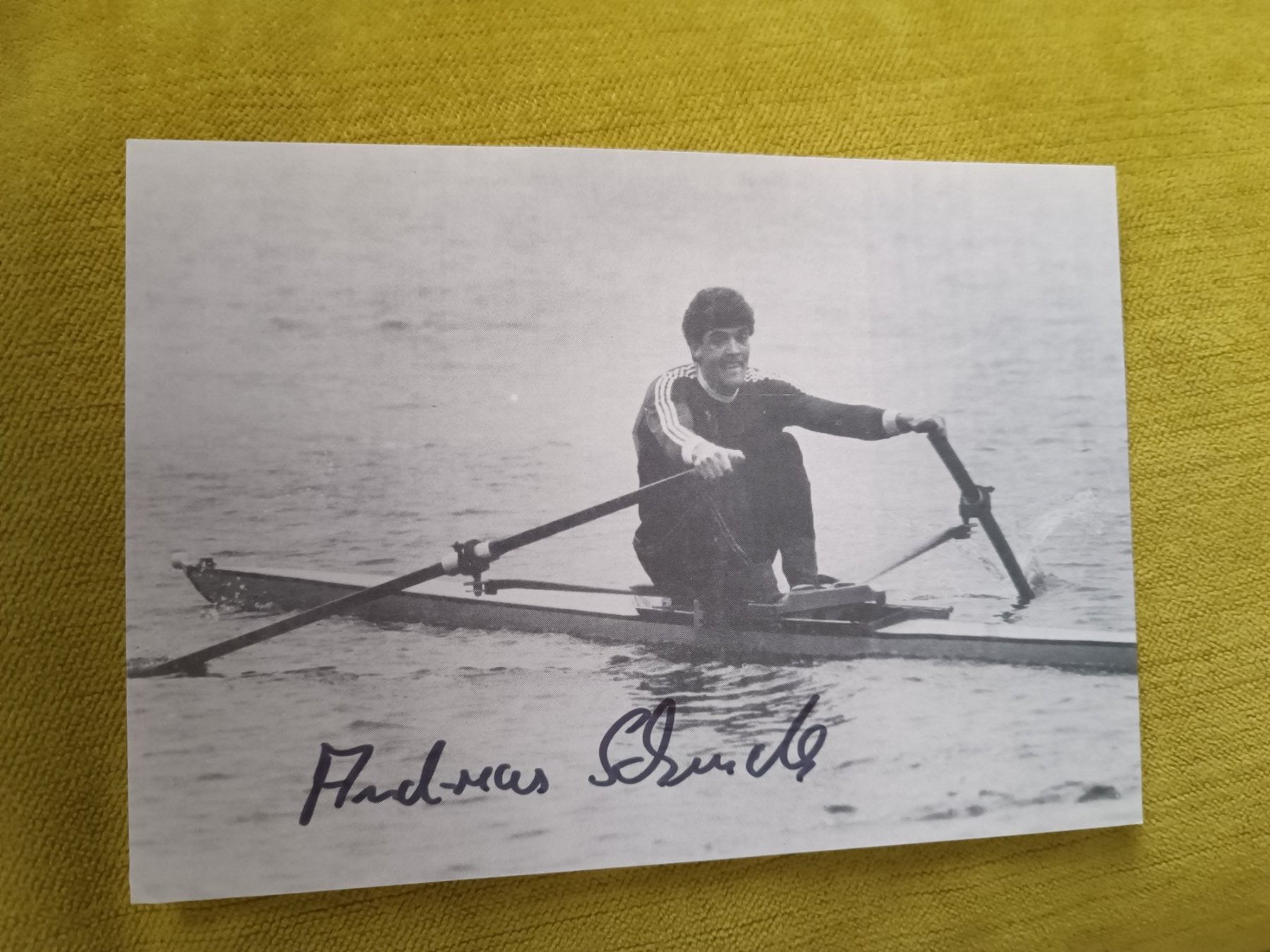 Autografi: Andreas Schmelz - Rudern - WM Silber – Usato da Menziken venduto da Autogramme