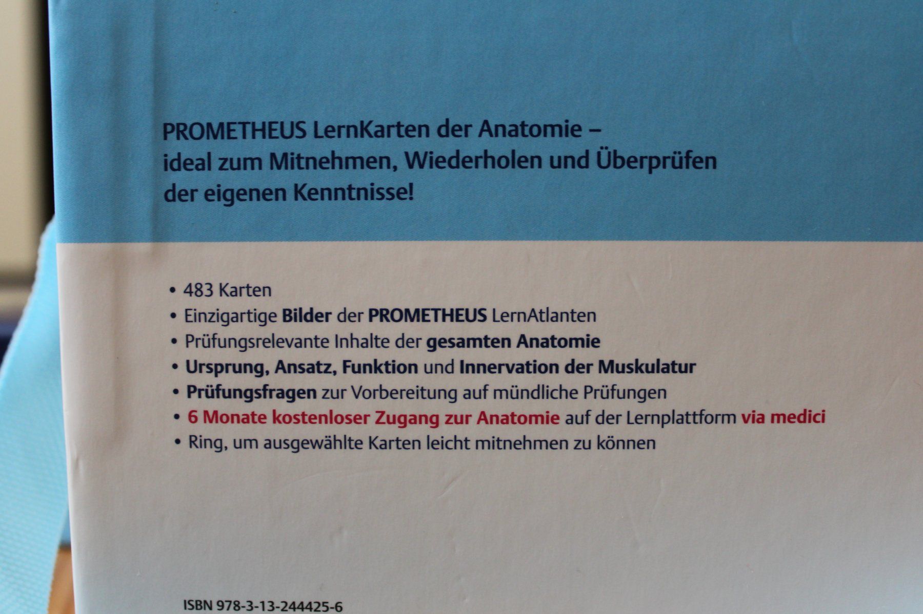 Sonstiger Schulbedarf: Prometheus - Lernkarten der Anatomie – Neu (gemäss Beschreibung) aus Winterthur von suki_333 3