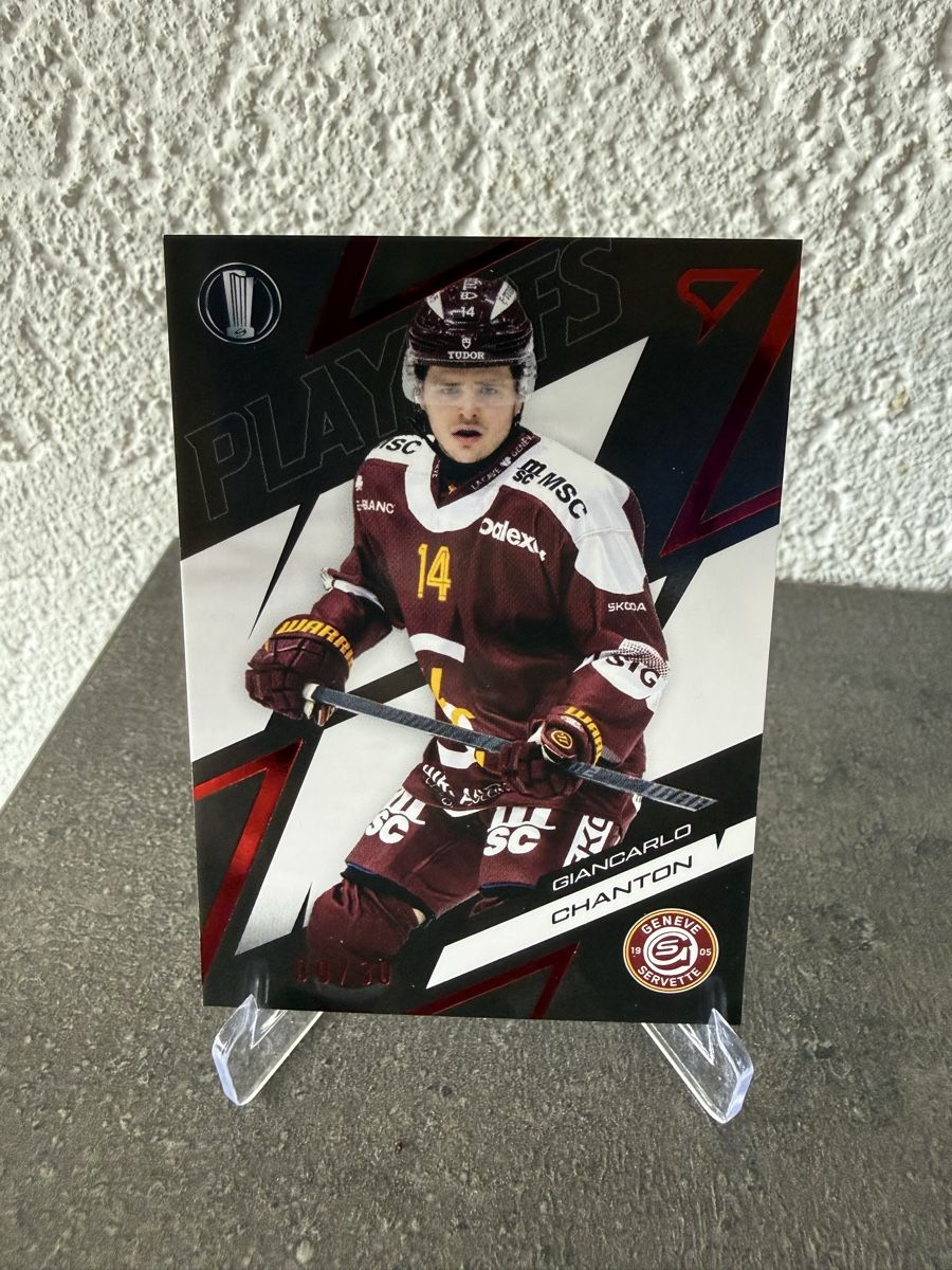 Sportzoo Carte collezionabili: 09/30 - Giancarlo Chanton - Genève Servette  – Nuovo e nell'imballaggio originale da Réchy venduto da Leeroy1998