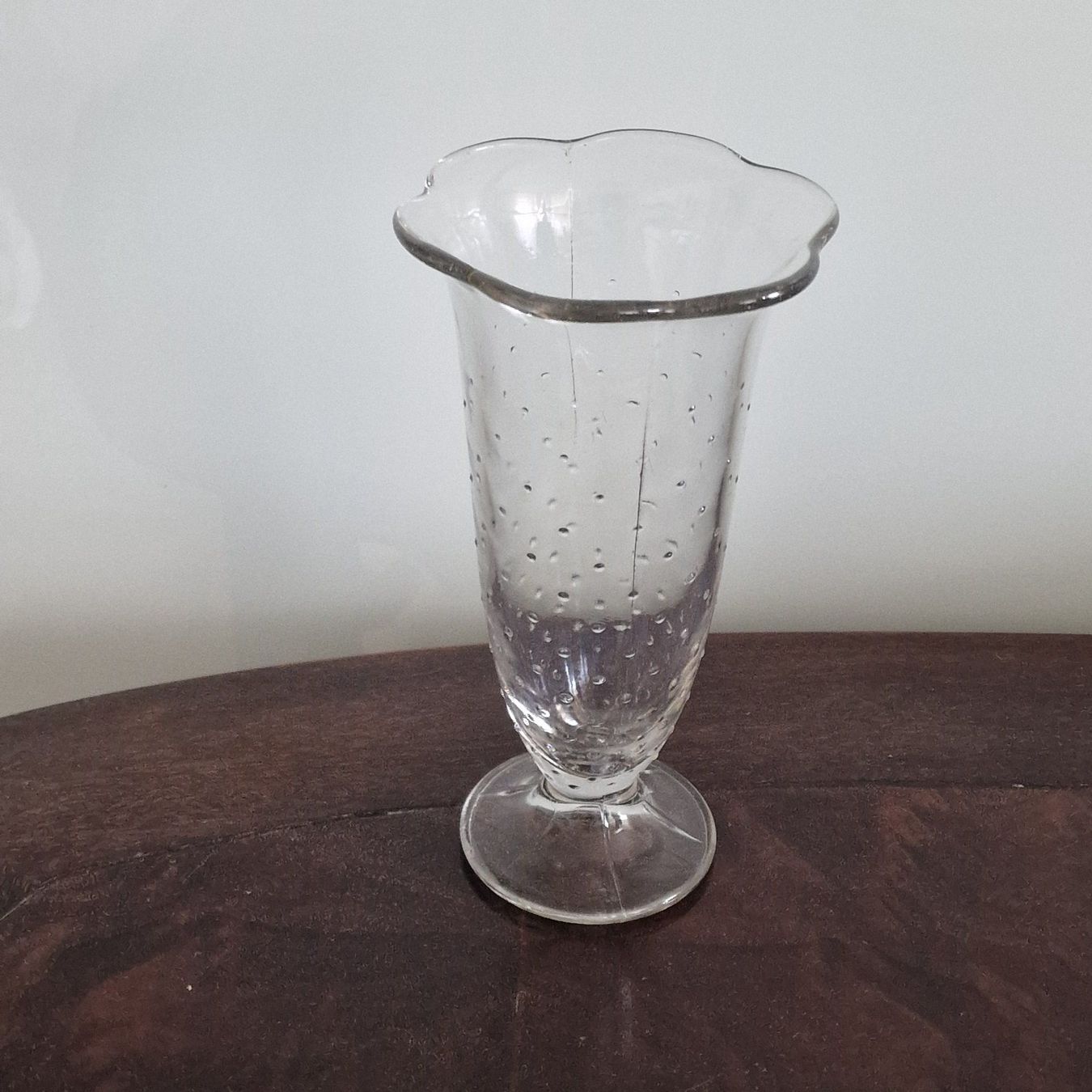 Vasi & Recipienti: Dekorative Vintage-Glasvase mit Blasenmuster – Usato da Birr venduto da dem_9xtm 4