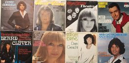 8x Vinyl-Singles – Schlager