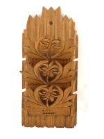 Porte lettres bois sculpté Brienz geschnitztes Briefhalter