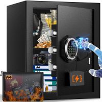 Möbeltresor Digitaltresor Safe biometrisch 55L mit Alarm