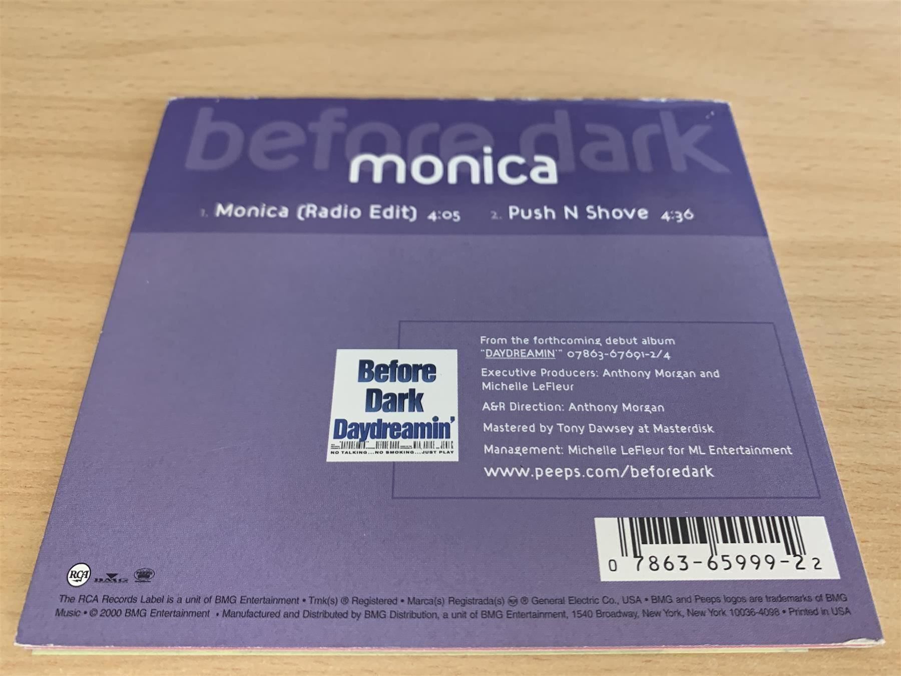 CD: Before Dark – Monica – Usato da Rikon im Tösstal venduto da Alpenmutz 1