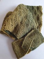 Schal und Stirnband als Set, gestrickt