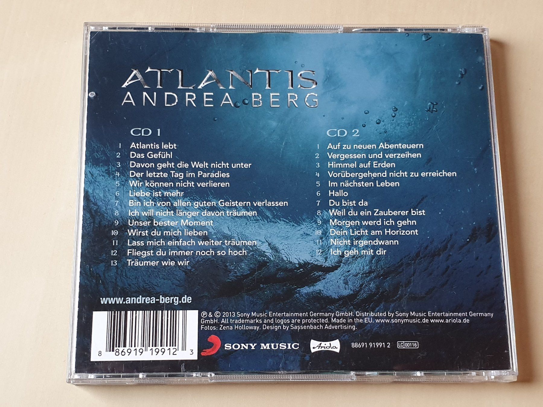 CD: Andrea Berg Atlantis – Usato da Stansstad venduto da collectorsshop 1