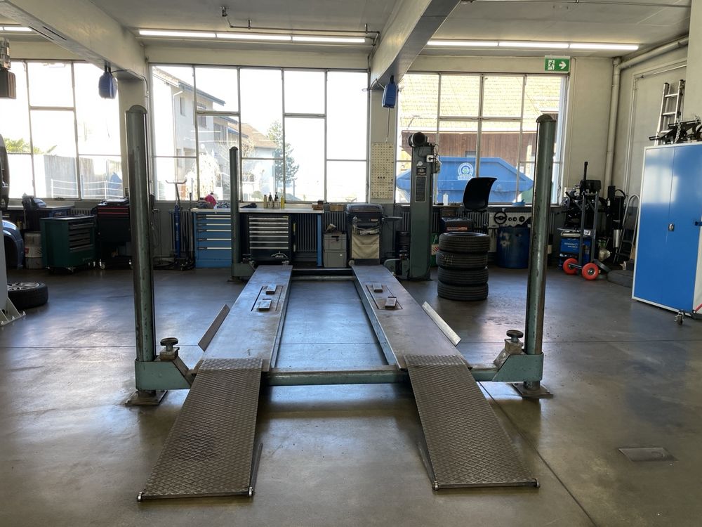 VILVER Viersäulen-Lift / Hebebühne Autolift 3000 kg (Gebraucht) in ...