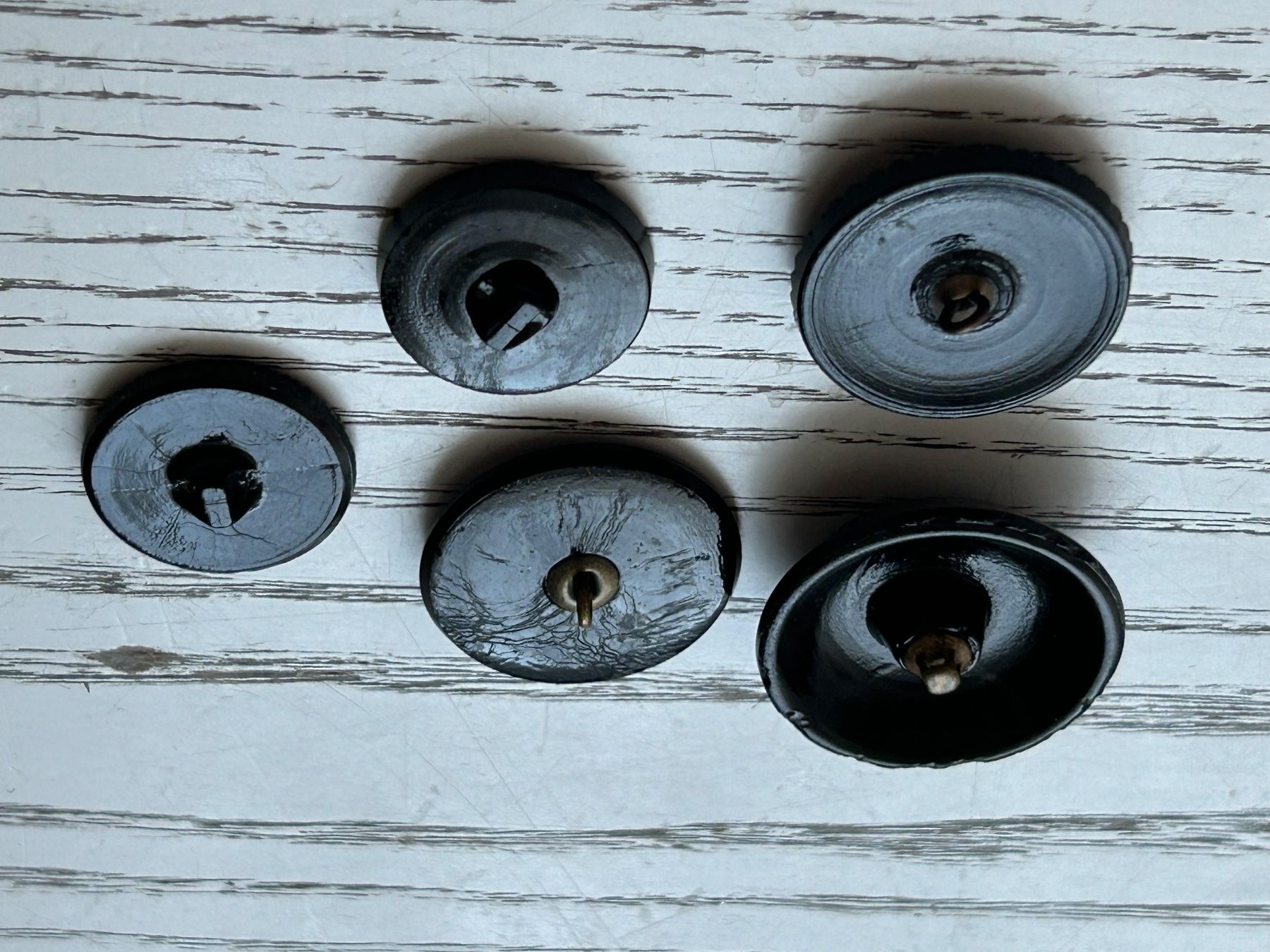 Boutons: Antike schwarze Glasknöpfe – Neuf (Voir description) à Pfeffingen par Alusru70 1