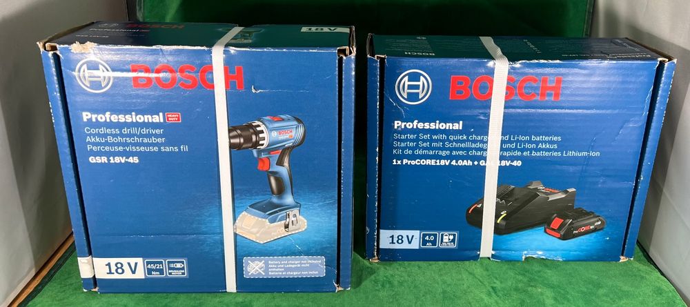 Bosch Professional 18V System Set de batteries (1x batterie GBA 18V 4.0Ah +  chargeur rapide GAL 18V-40, dans boîte carton) : : Bricolage