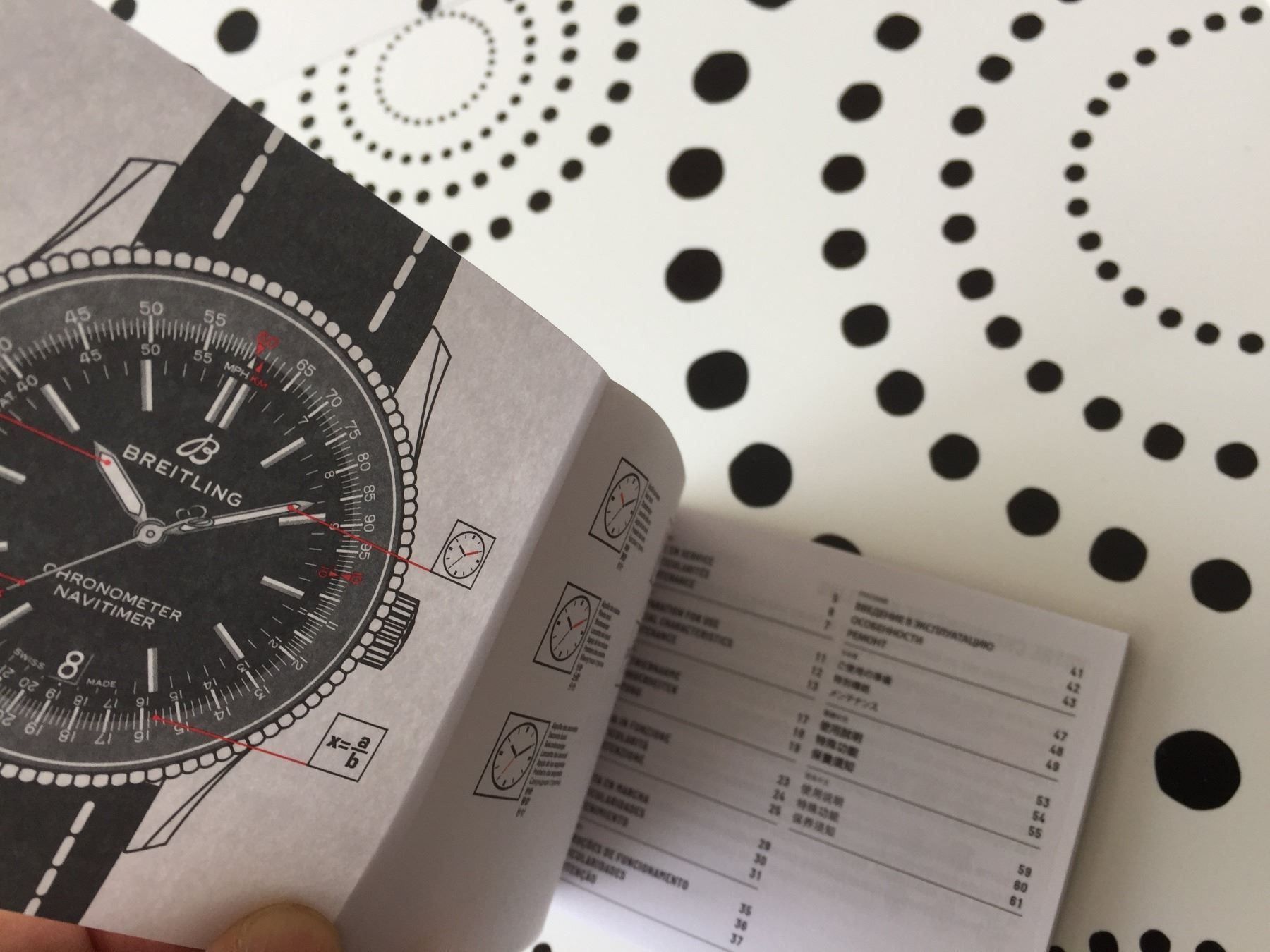 Breitling Dokumente: BREITLING ORIG. NAVITIMER - OPERATING INSTRUCTIONS NEW !!! – Neu (gemäss Beschreibung) aus Epalinges von dream-watch 1