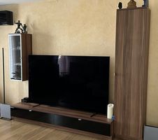 Wohnzimmer Möbel, TV Möbel, Vitrinen, Schrank «Nussbaum»