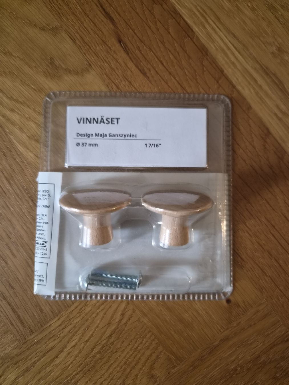 Ikea Ferramenta: IKEA VINNÄSET Knobs 37 mm New – Nuovo e nell'imballaggio originale da Luzern venduto da abh_9htw