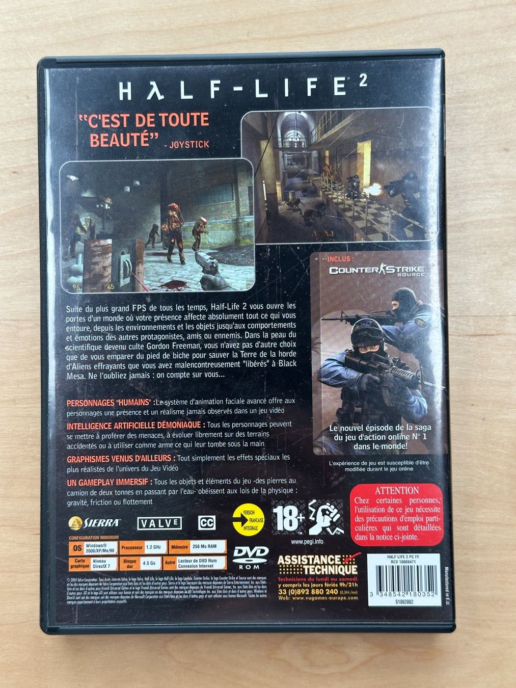 Giochi: Half Life 2 - PC - FR – Usato da Genève venduto da Jeux_Retro 1