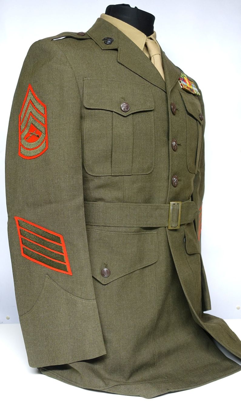 Uniformes: USMC Uniform Jacke Gunnery Sergeant Sarmento Vietnamkrieg – D'occasion à Kappelen par Marmoe 1