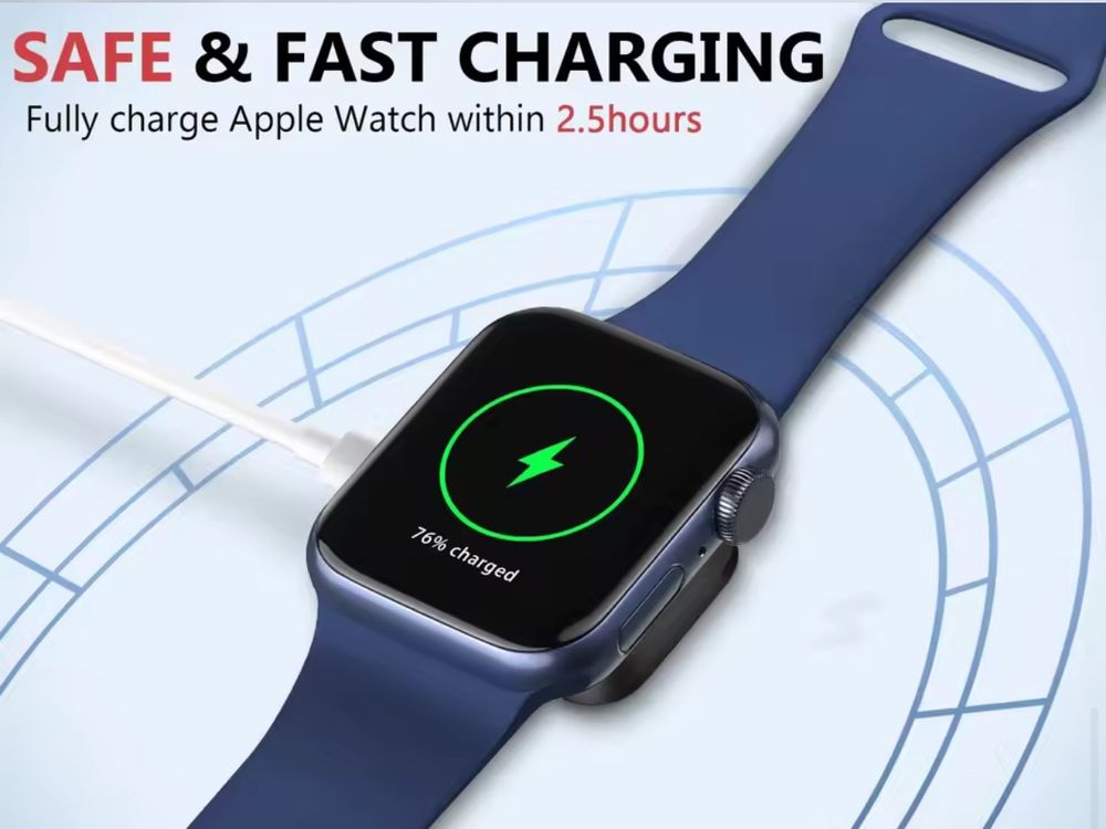 Accessori per Smartwatch: Apple Watch Ladegerät für Uhren vom Typ C mit 8 Pins – Nuovo e nell'imballaggio originale da St. Gallen venduto da Stirnrunzler 6