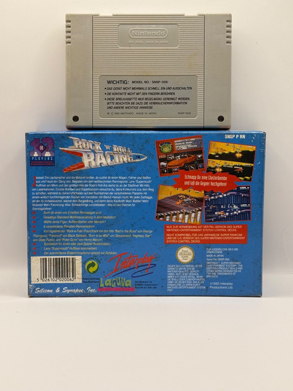 Nintendo Giochi: Rock n Roll Racing - Super Nintendo SNES - OVP – Usato da Dietikon venduto da gab_qz7y 1