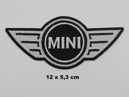 MINI - Aufnäher - Aufbügler - Stickerei - 12x5,3cm