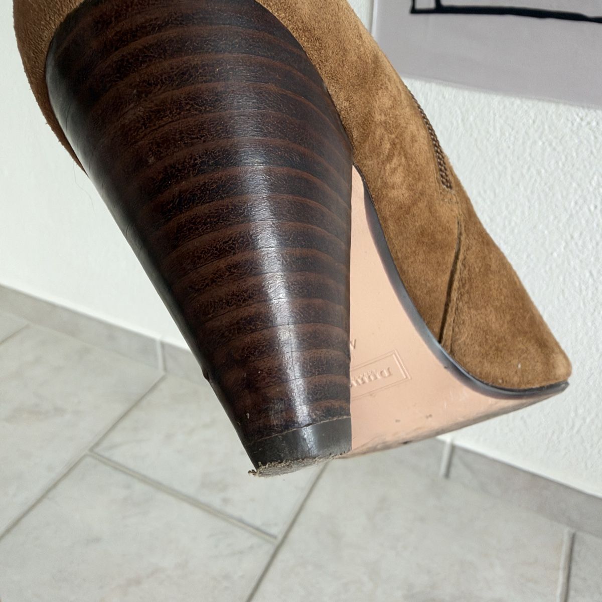 Dune London Damenschuhe: Dune brown suede chic ankle boots  – Gebraucht aus Zofingen von JumpInVintage 5