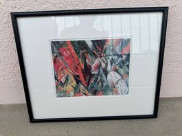 FRAMED ARTWORK (CIRCA 52 X 42CM)