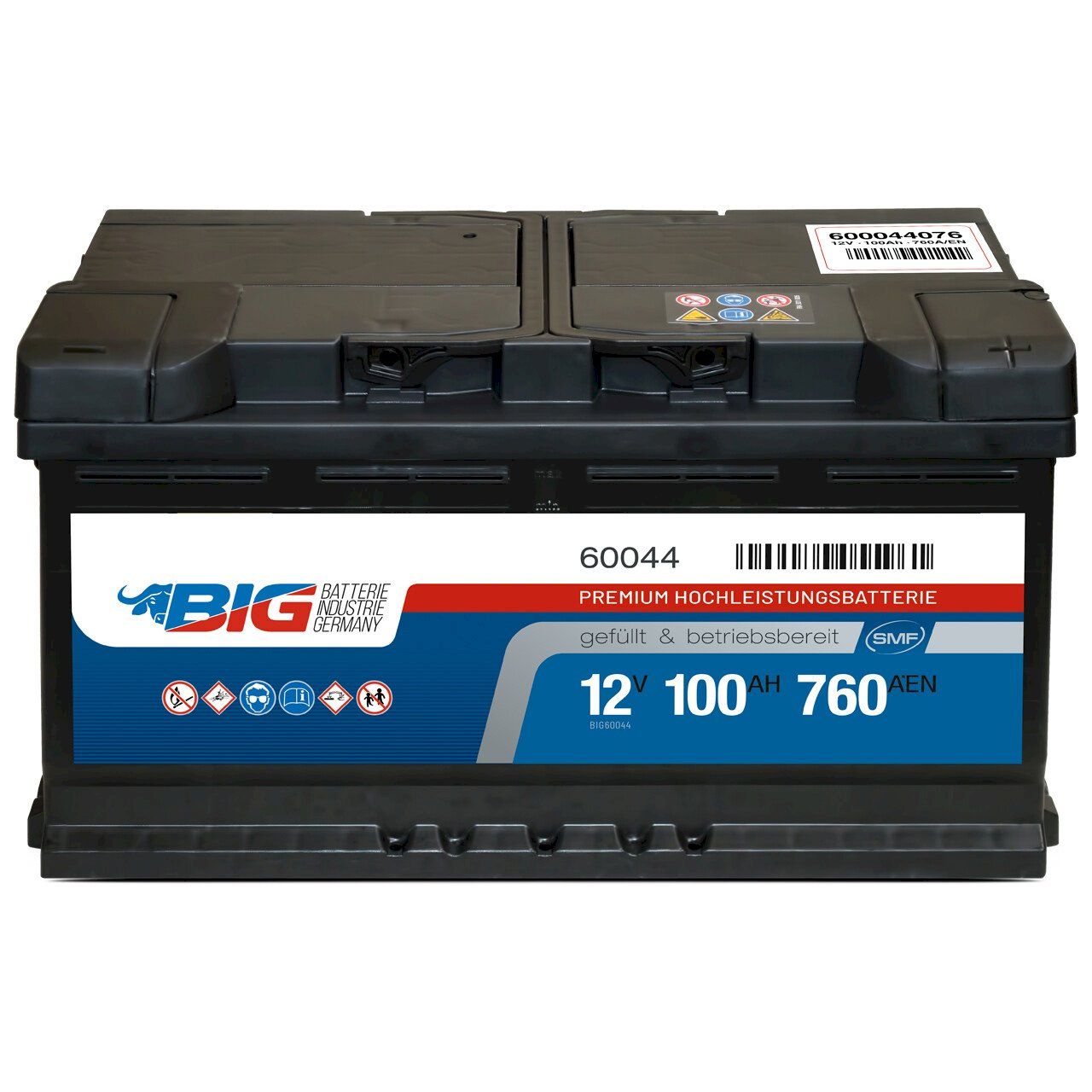 Batterie: BIG Premium 12V 100Ah Autobatterie – Nuovo e nell'imballaggio originale da Bottighofen venduto da zaap