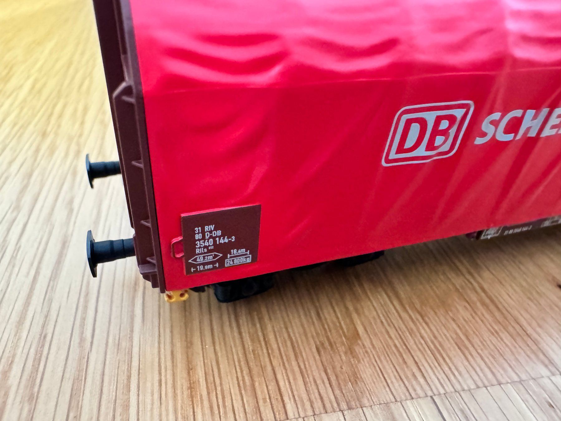 Märklin Modellini di ferrovie: Märklin 47105 DB Rils Schiebeplanenwagen H0 – Usato da Basel venduto da szbdsfrjs 1